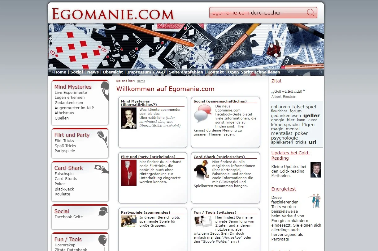 Alte Egomanie.com
