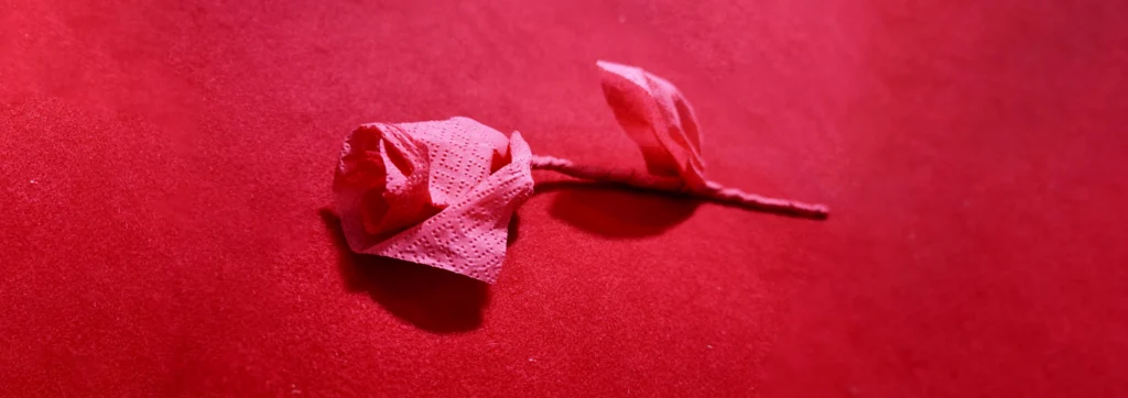 Serviettenrose